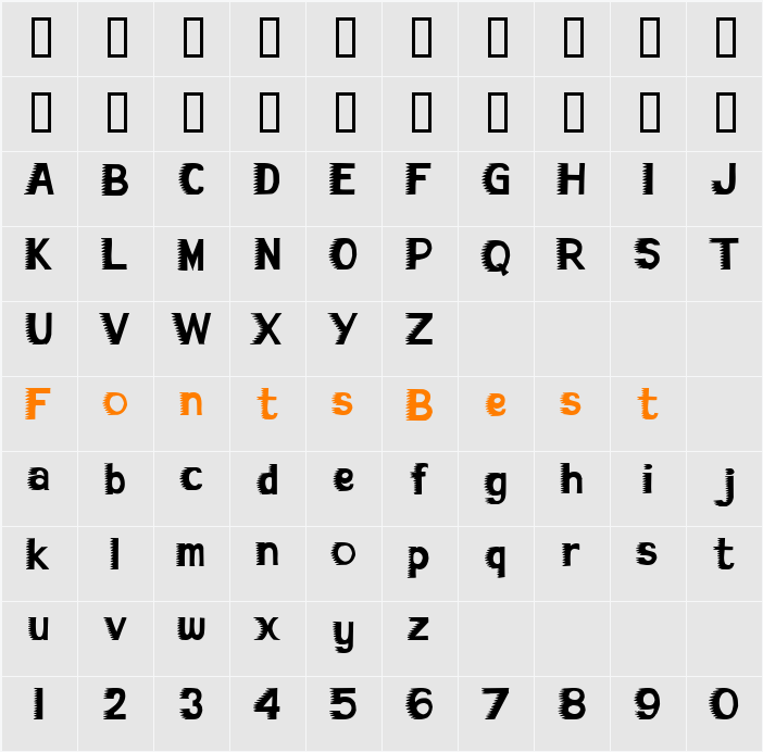 JI-Format Character Map