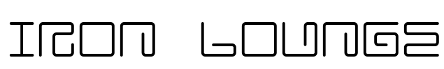 Iron Lounge Font Image