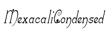 MexacaliCondensed Font Image