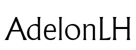 AdelonLH Font Image