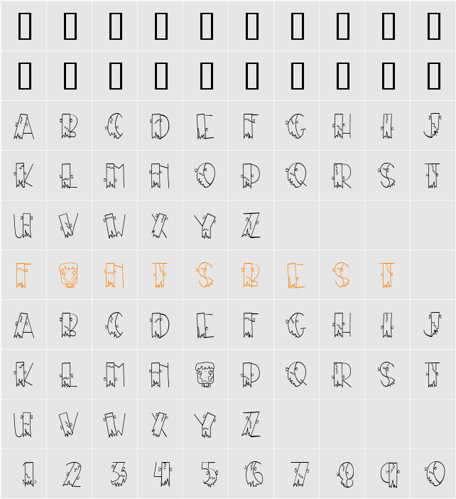 CK Frankenstein Character Map