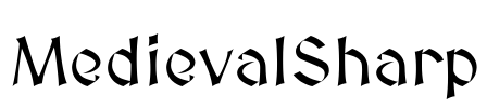 MedievalSharp Font Image