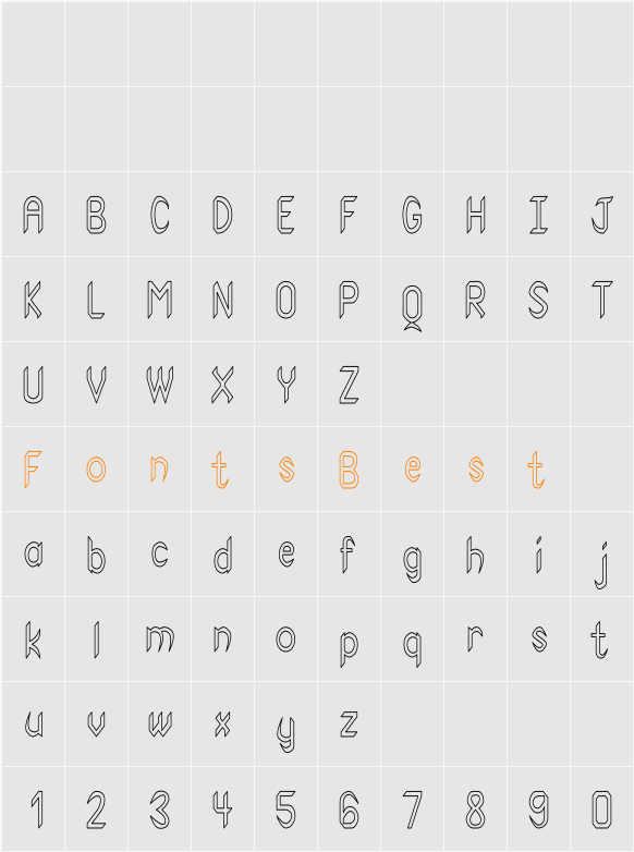 CanaithHC Character Map