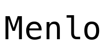 Menlo Font Image