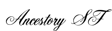 Ancestory SF Font Image