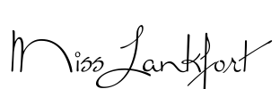 Miss Lankfort Font Image