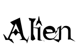 Alien Font Image