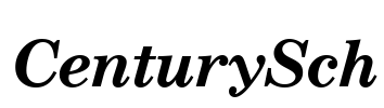 CenturySch Font Image