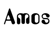 Amos Font Image