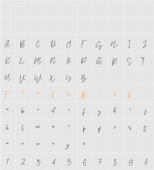 Sun Catcher Character Map