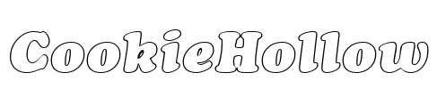 CookieHollow Font Image