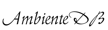 AmbienteDB Font Image