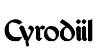 Cyrodiil Font Image