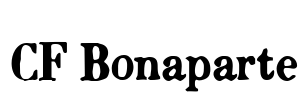 CF Bonaparte Font Image