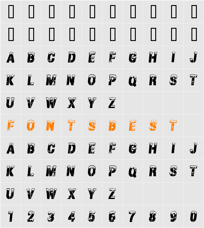 CF Grand Nord Character Map