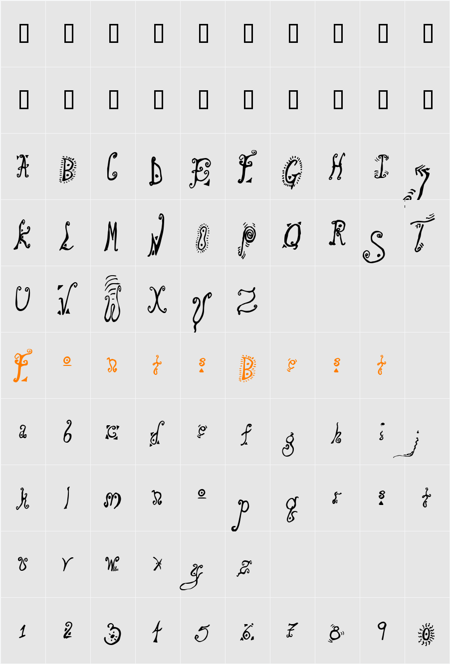 JI-Hybrid Character Map