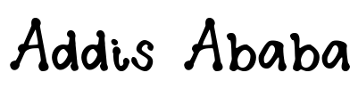 Addis Ababa Font Image