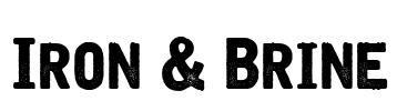 Iron & Brine Font Image