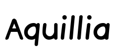 Aquillia Font Image