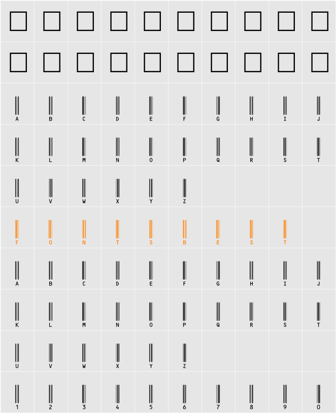 C39HrP72DmTt Character Map