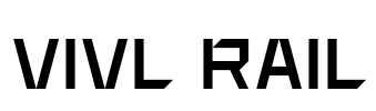 VIVL Rail Font Image