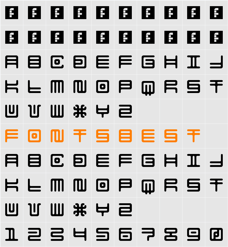 Alien double Character Map