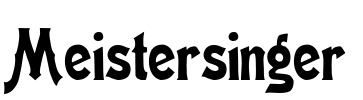 Meistersinger Font Image