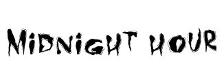 Midnight Hour Font Image