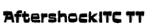 AftershockITC TT Font Image