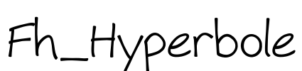 Fh_Hyperbole Font Image