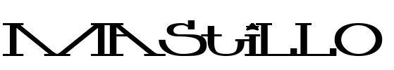 Mastillo Font Image