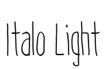 Italo Light Font Image