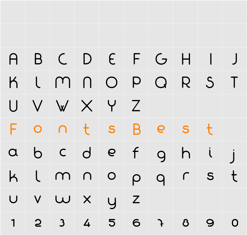 Fabada Character Map