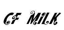 CF Milk Font Image