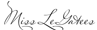 Miss Le Gatees Font Image