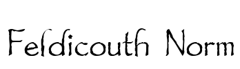 Feldicouth Norm Font Image