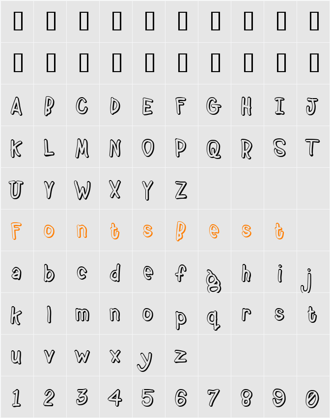 JI-Halvas Character Map