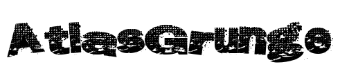 AtlasGrunge Font Image