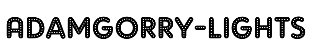 AdamGorry-Lights Font Image