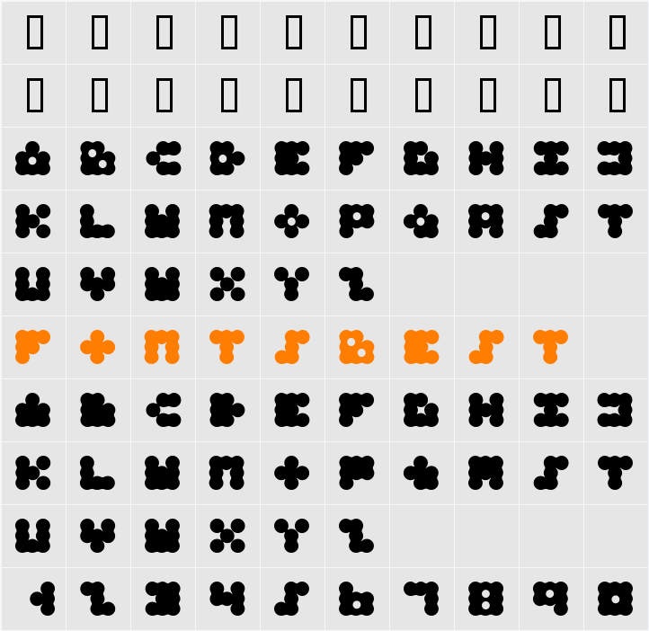 Apollo9 Character Map