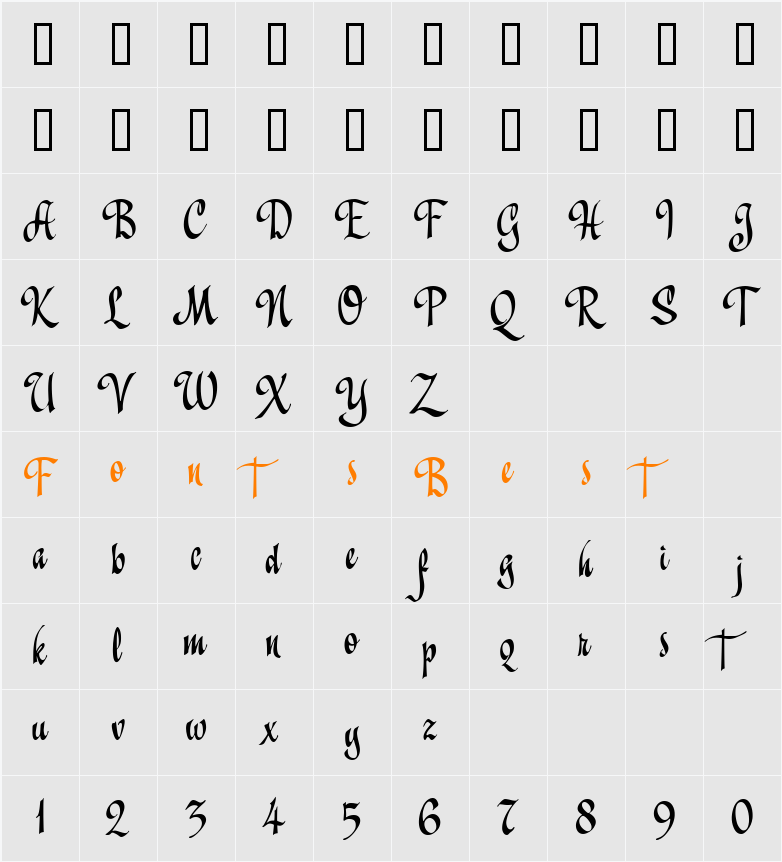 AL Playbook Character Map