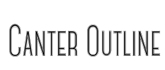 Canter Outline Font Image