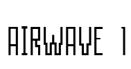 AIRWAVE 1 Font Image