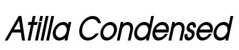 Atilla Condensed Font Image