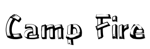 Camp Fire Font Image