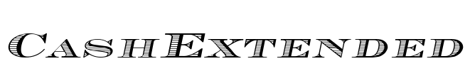 CashExtended Font Image