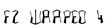 FZ WARPED 4 Font Image