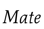 Mate Font Image