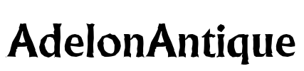 AdelonAntique Font Image