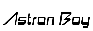 Astron Boy Font Image